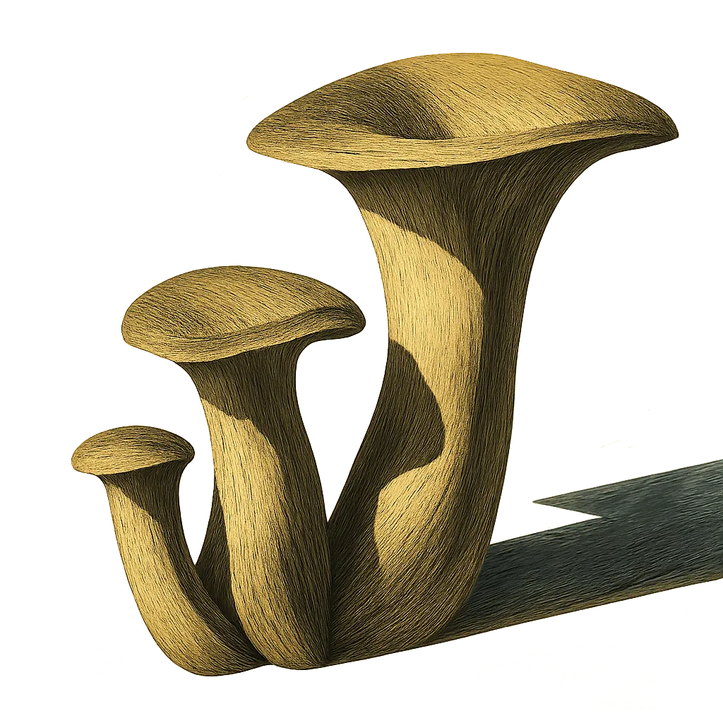 Trumpet mushroom